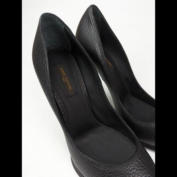 [SOLD] NEW LOUIS VUITTON Women's Sz EU 39 US 9 Black Leather ULTIMATE PUMP - Picture 3 of 10